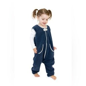 Baby DeeDee Cozy Blue Fleece Toddler Sleepsack Pajamas 2T-4T
